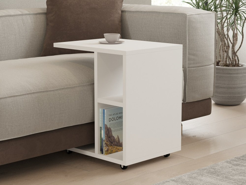 Odkládací stolek / Příruční stolek Amy - White