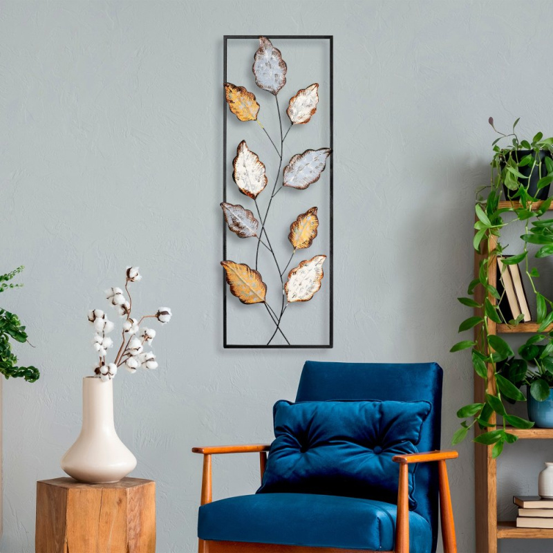 Dekorativní kovový doplněk na zeď Fagus 3