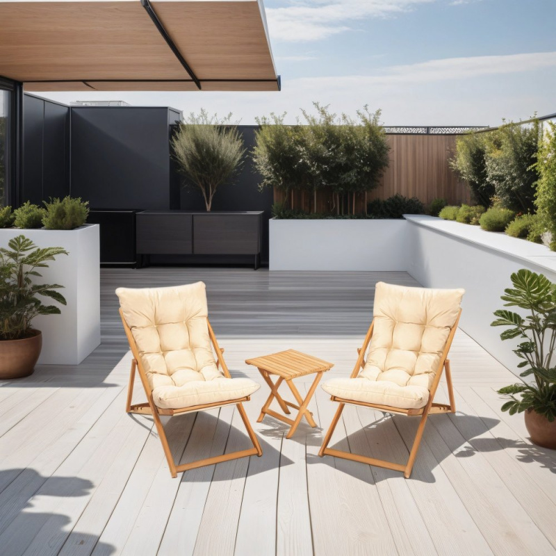 Garden Table & Chairs Set (3 Pieces) My005