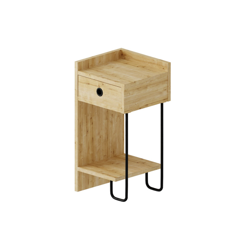 Noční stolek Sirius Left - Oak v2