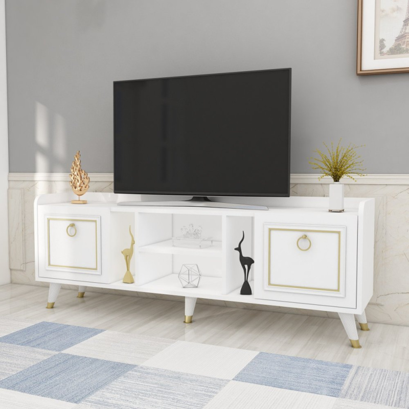 TV stěna / Sestava pod TV Ruby - White