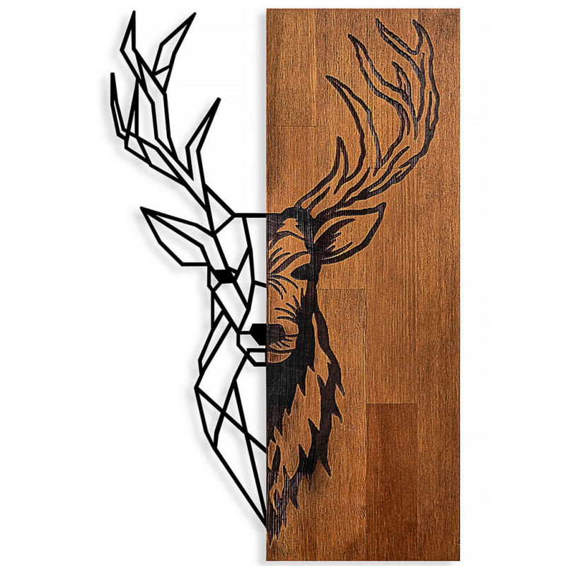 Dekorativní dřevěný doplněk na zeď Red Deer 1