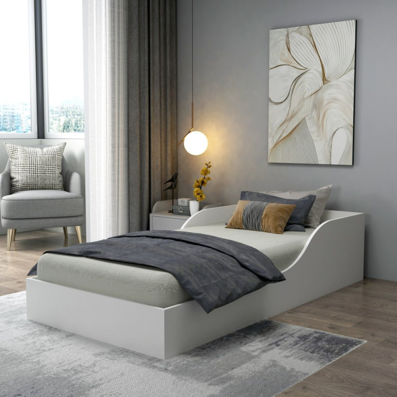 Rám jednolůžkové postele Oya - White