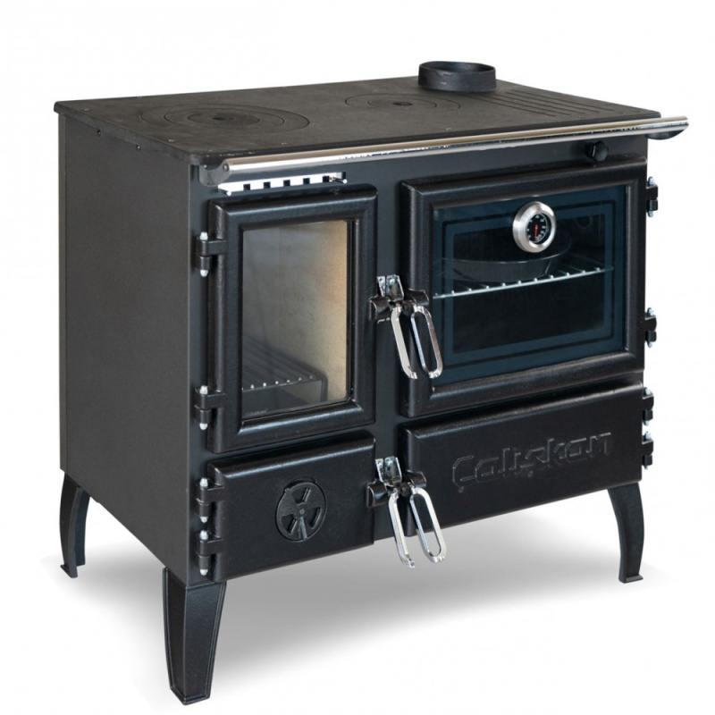 Sporák na tuhá paliva GURMET P - černý