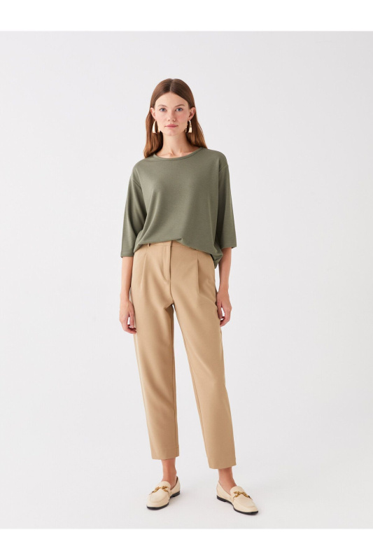 LC Waikiki Dámské rovné kalhoty Standard Fit