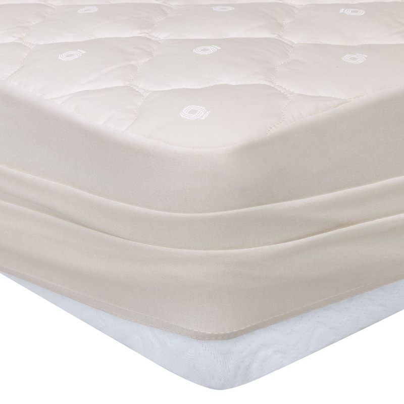 Chránič matrace Vilnawashed, S výplní z vlny, zimní, 160x200 cm - Béžová / 160x200 cm