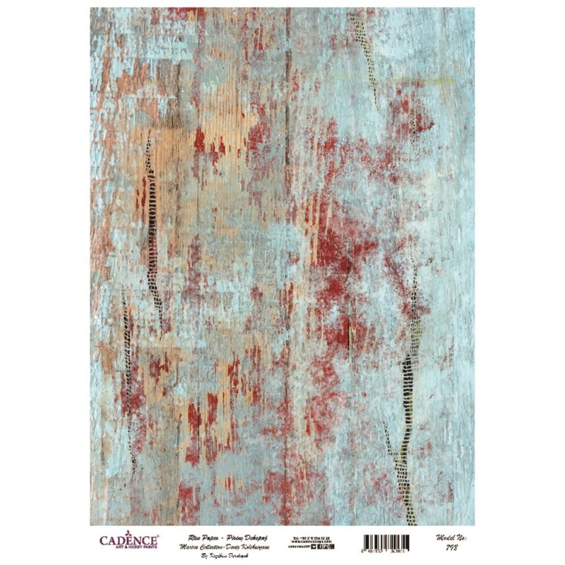 Cadence Rýžový papír Cadence - Staré dřevo - VYBERTE VELIKOST - Rýžový papír Cadence, A4 - Staré dřevo
