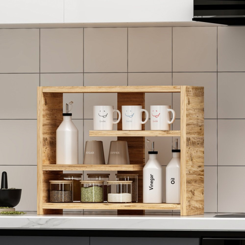 Nástěnná police Gupse - Atlantic Pine