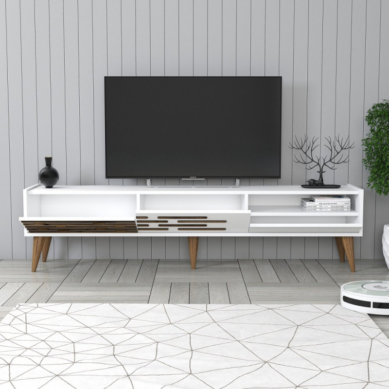 TV stolek Valensiya - White