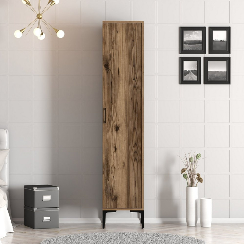 Šatní skříň Kumsal S - Walnut