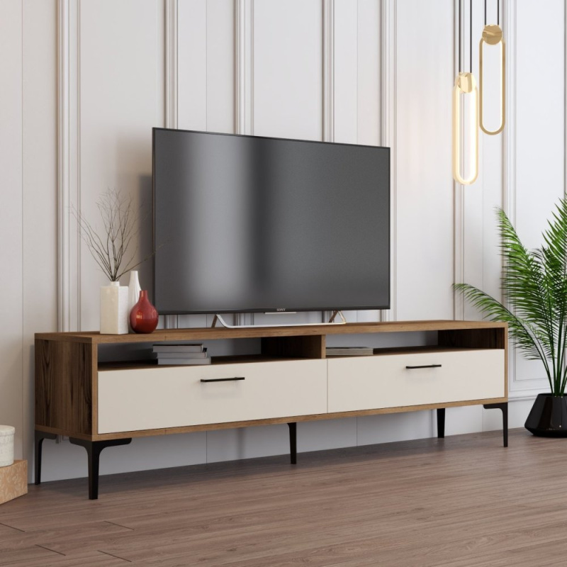 TV stolek Istanbul 2 - Walnut Cream