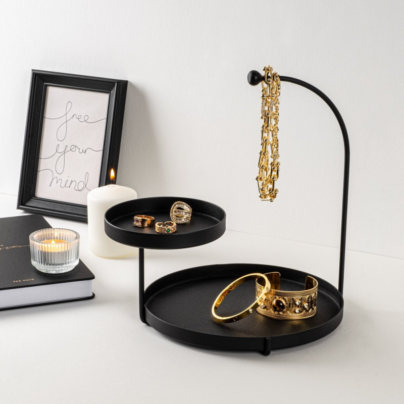 Dekorativní kovový doplněk Knıdos - Black