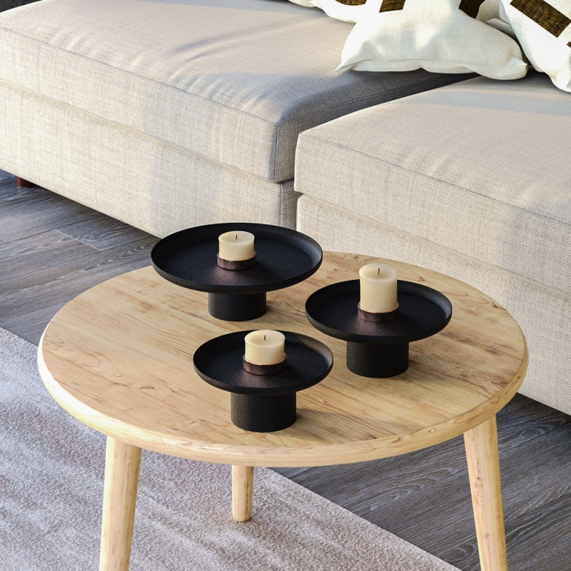 Dekorativní kovový doplněk Nısıros - Black