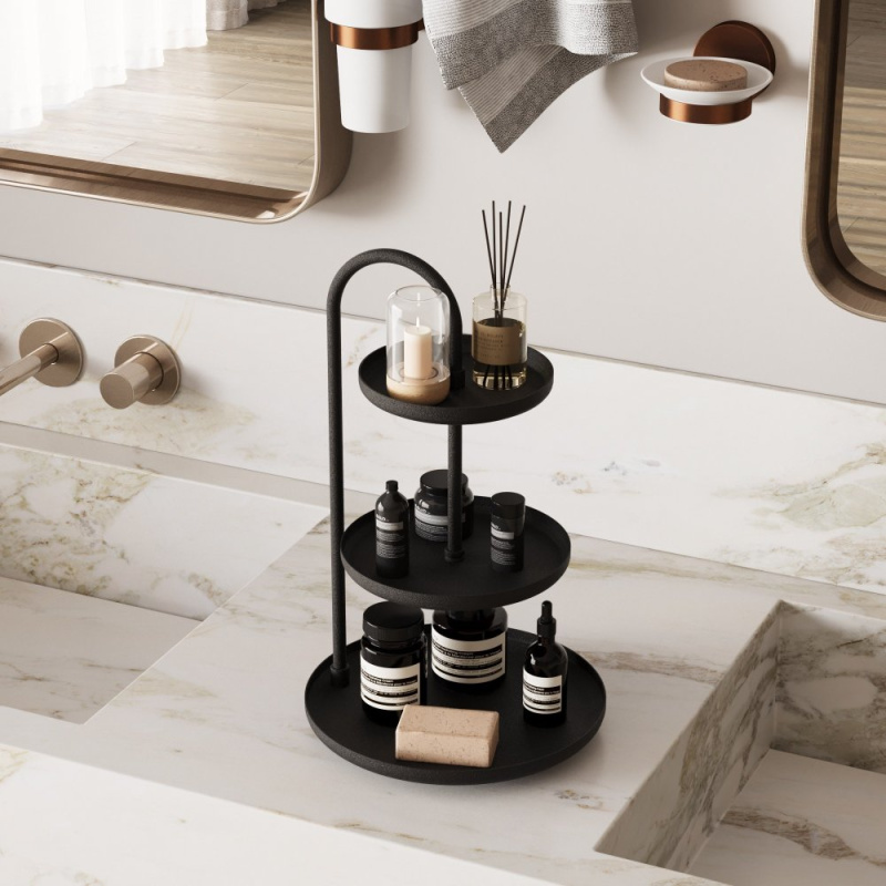 Dekorativní kovový doplněk Kalkı - Black