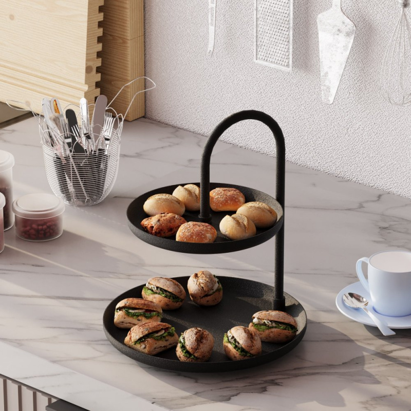 Dekorativní kovový doplněk Kormen - Black