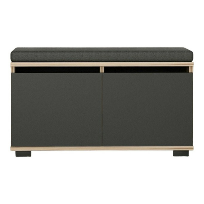 Botník Drago - Walnut, Black