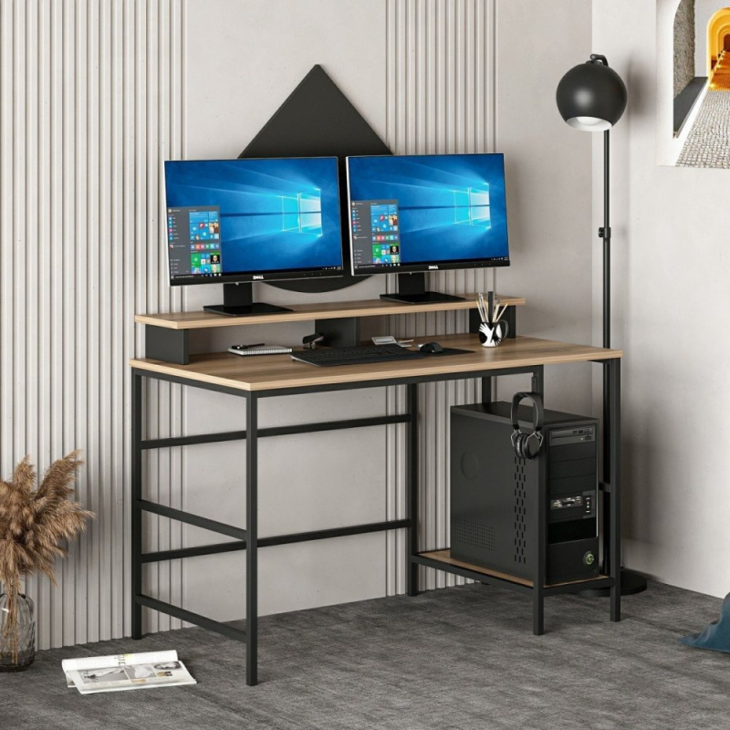 Psací stůl Greta L - Dore, Black