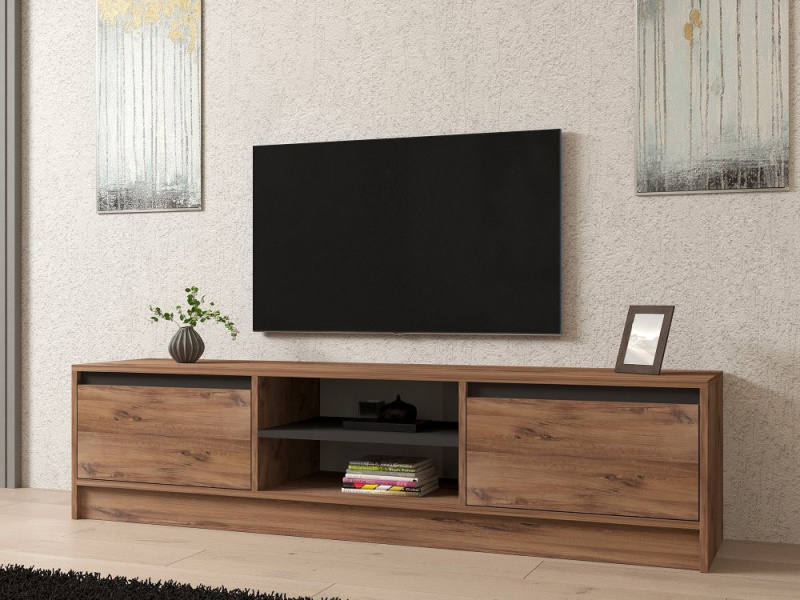 TV stolek Isıl - Atlantic Pine, Anthracite