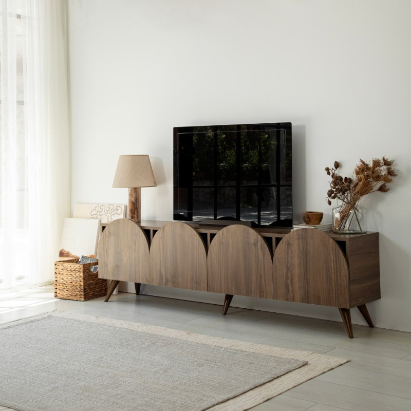 TV stolek Mesta - Walnut v2