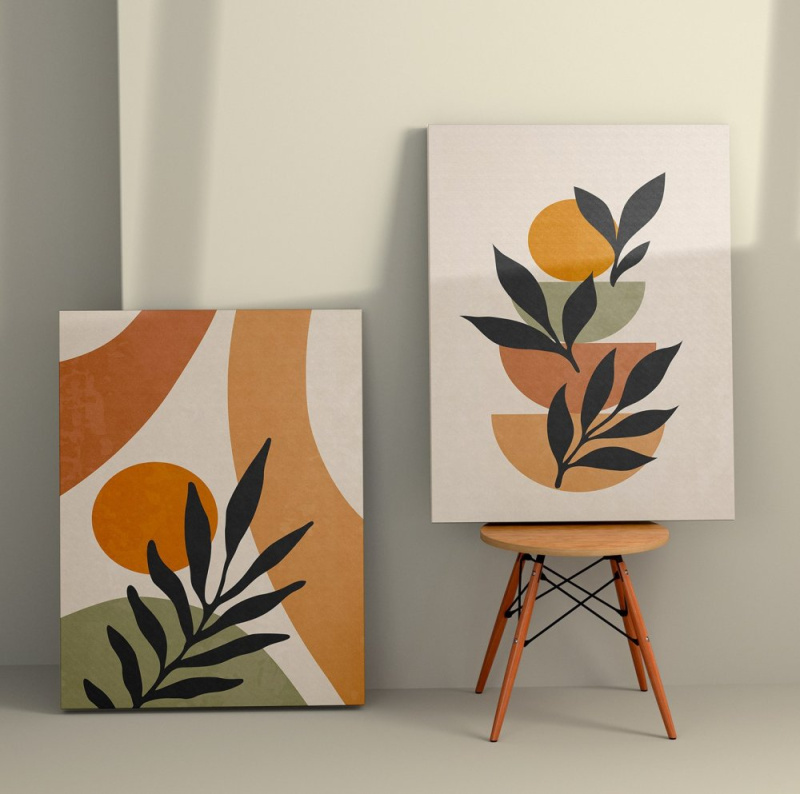 Dekorativní obraz na plátně (2 kusy) 2KNV4271 - 50 x 70