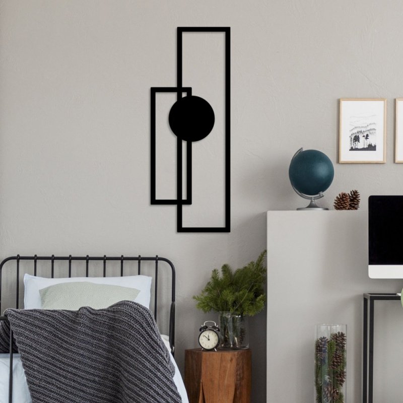 Dekorativní kovový doplněk na zeď Astratto-1