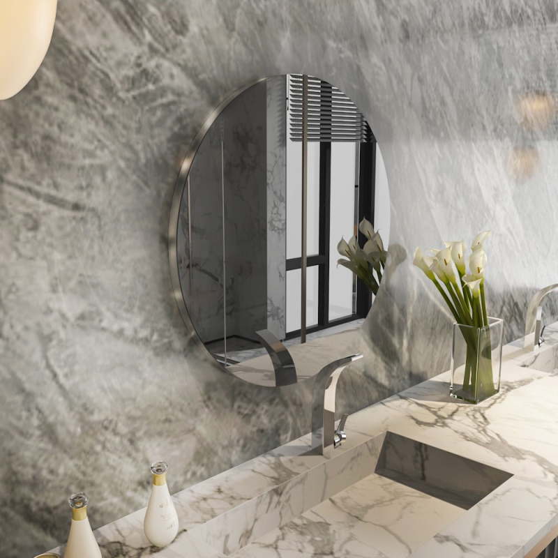 Zrcadlo Oneas - Dark Grey, Silver