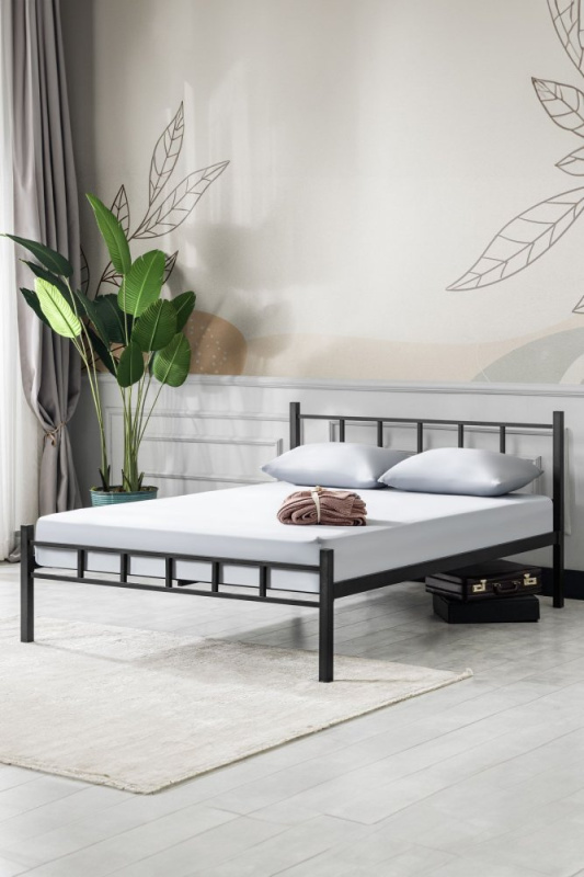 Rám jednolůžkové postele K90 - Black (160 x 200)