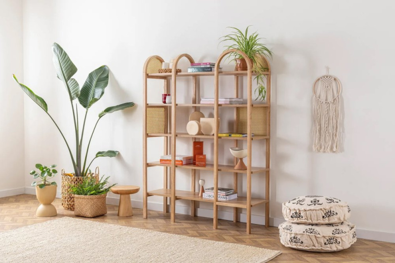 Knihovna Nala 120 - Natural