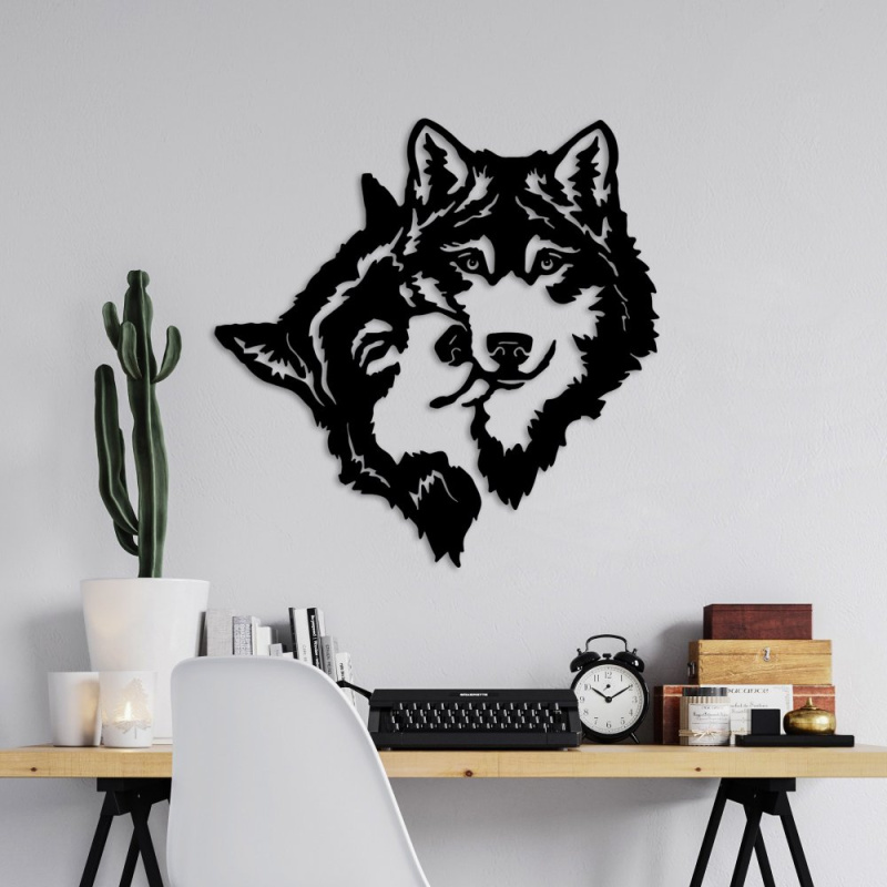 Dekorativní kovový doplněk na zeď its Love