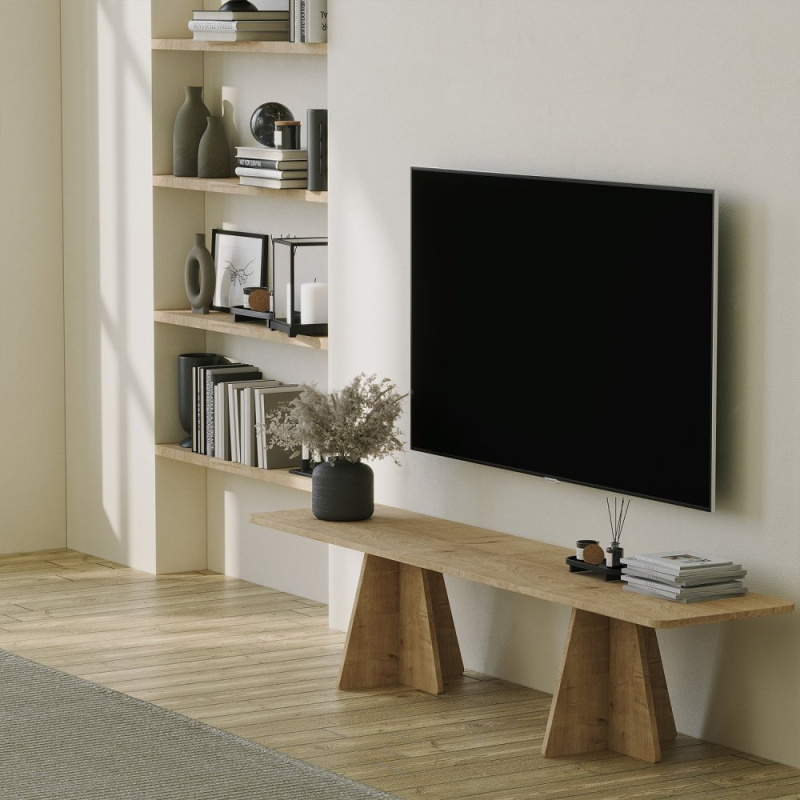 TV stolek Mushroom - Sapphire Oak