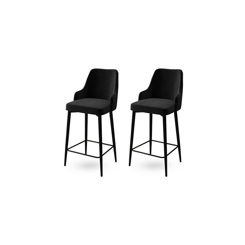 Bar Stool Set (2 Pieces) Enox - Black