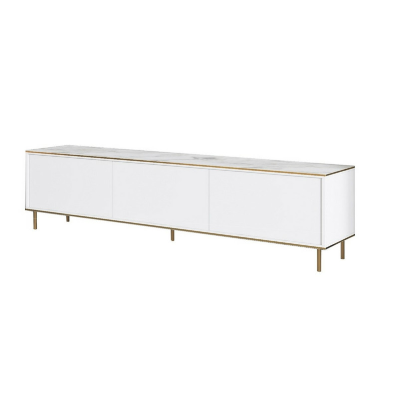 TV stolek Imaj - Marble, White
