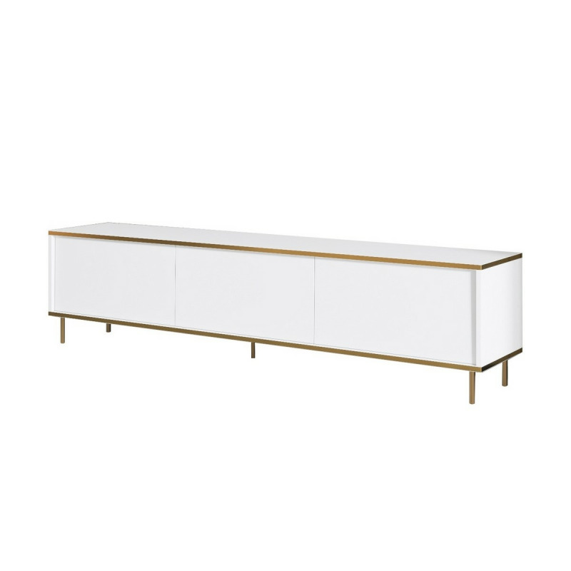 TV stolek Imaj - White, Gold