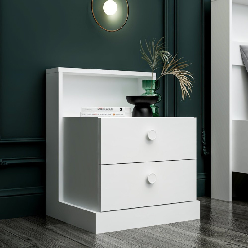 Noční stolek Life - White