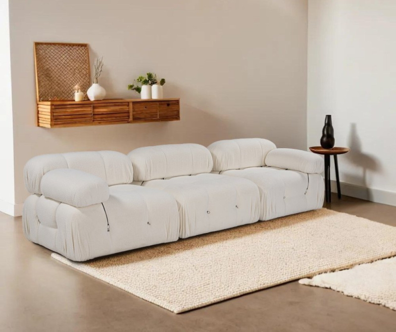 Trojmístná pohovka Bubble 3 Seater ( L1-O1-1R) V2 - Bouclette