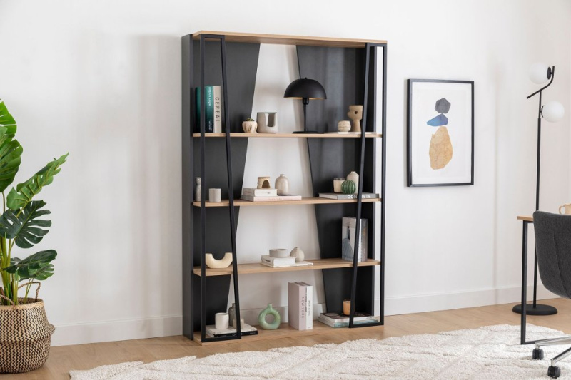 Knihovna Lissa Bookshelf - Black