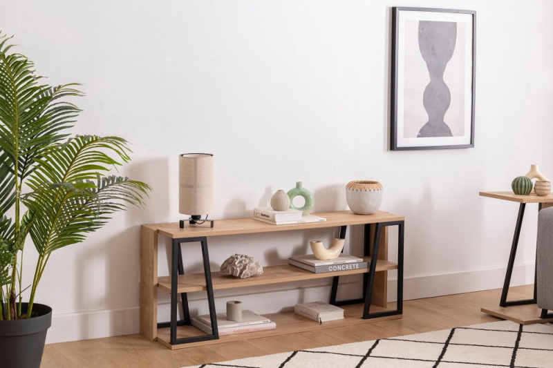 TV stolek Lissa Rafli Tv Stand - Black