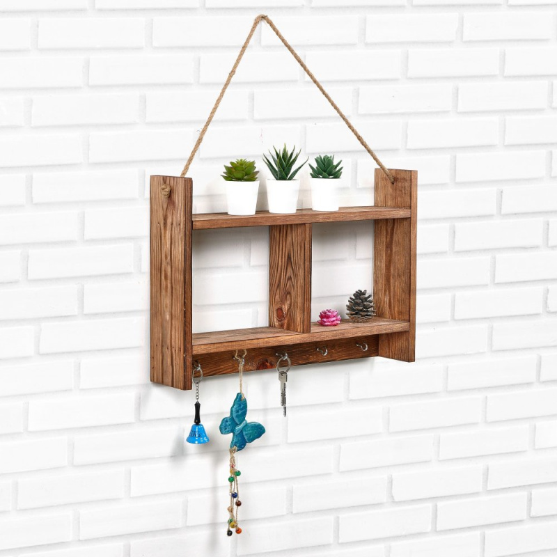 Wooden Shelf Spice Rack