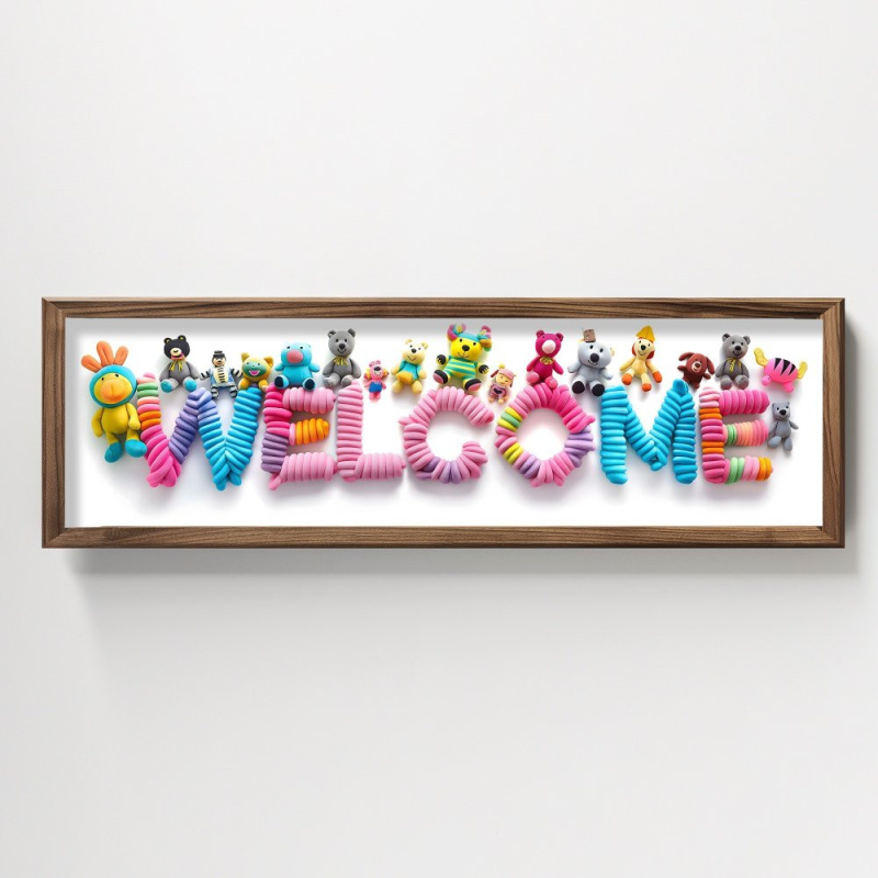 Dekorativní rámovaný obraz z MDF AI052