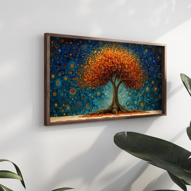 Dekorativní rámovaný obraz z MDF AI091