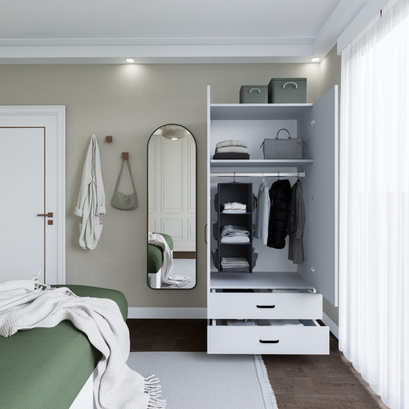 Šatní skříň Yaman 1600-042 - White