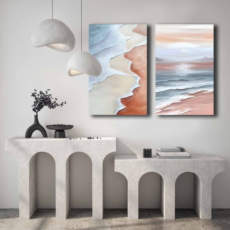 Dekorativní obraz na plátně (2 kusy) 2P4570GSC-018