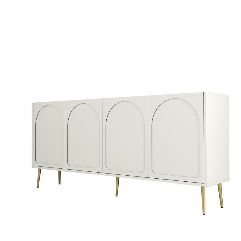 Konzolový stolek Lyon 80 - Cream, Gold