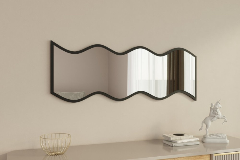 Zrcadlo Safi - White, Black