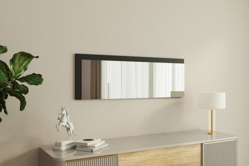 Zrcadlo Lariya - White, Black