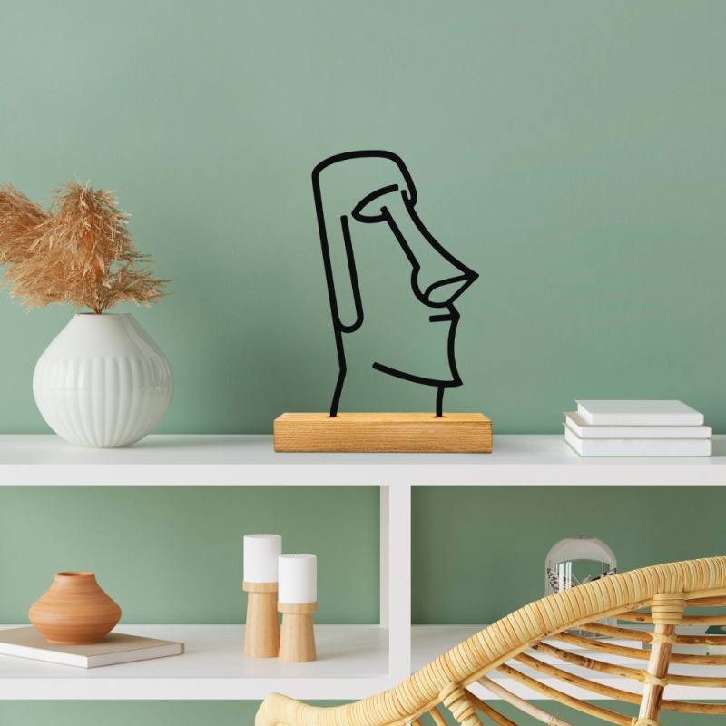 Dekorativní předmět Moai - Black