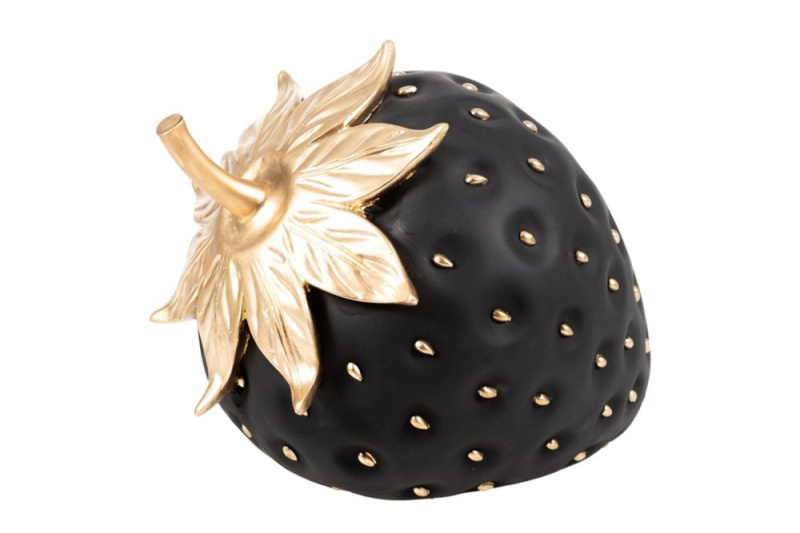 Dekorativní předmět Çilek Small - Black, Gold