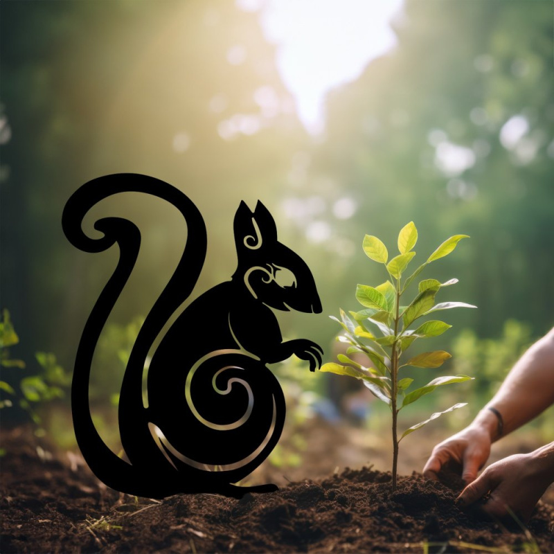 Zahradní dekorace Squirrel 01