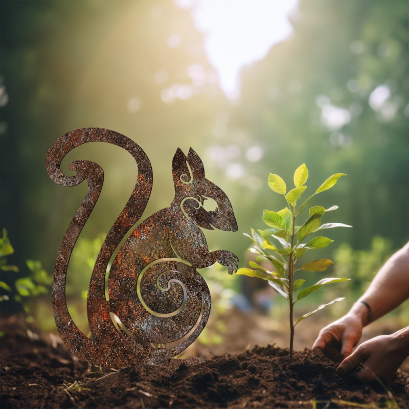 Zahradní dekorace Squirrel -A 01