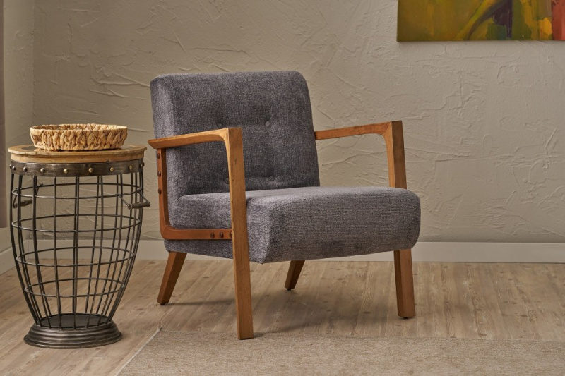 Křeslo ušák Kemer - Grey